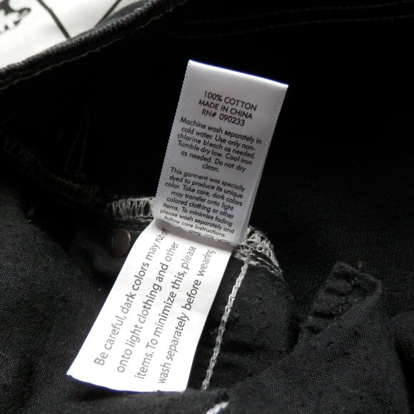 PacSun || Distressed Black Denim Mini Skirt  - Picture 7 of 7